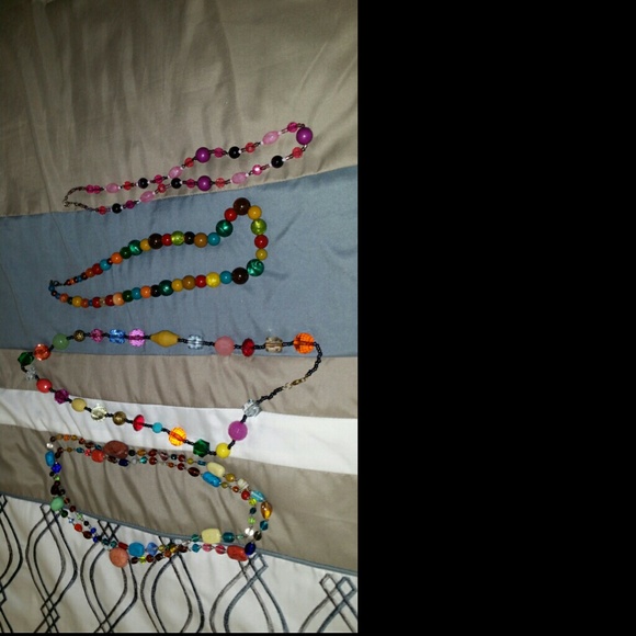 4 necklaces