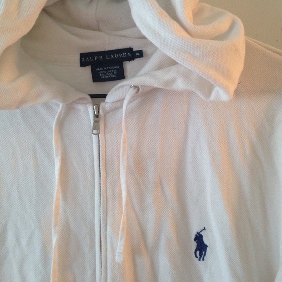 Ralph Lauren white hooded jacket - Picture 2 of 4