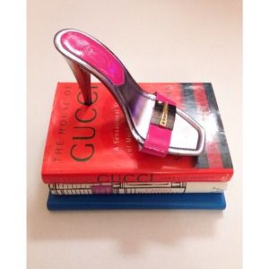 • Silver & Pink Heels•