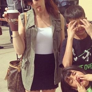 Utility military olive green vest with studs