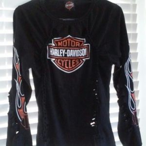 Harley Davidson Ripped Tee !!!! NICE SHIRT!!!