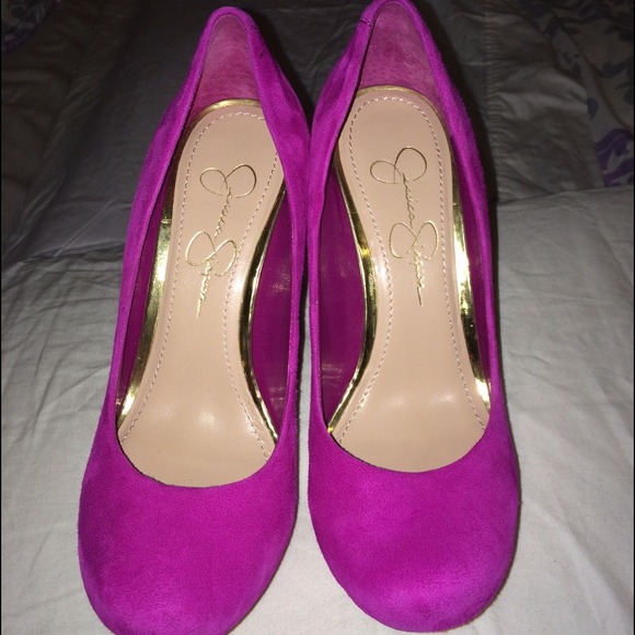 Jessica Simpson Shoes - Jessica Simpson Pink Suede Pump