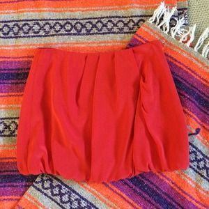 Tibi red/coral skort