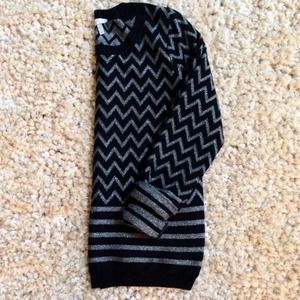 LAST CHANCE! JOIE chevron metallic sweater