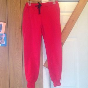 Red Joggers
