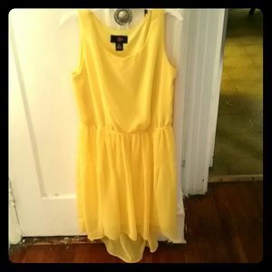 Yellow girls size 16 dress