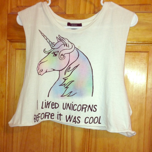 Unicorn Crop Top💁💁💁