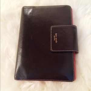 Kate Spade Leather Agenda/Organizer- Brown & Pink