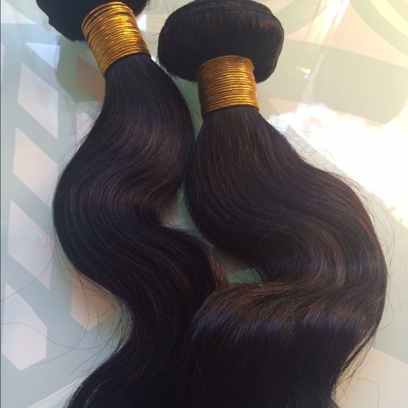 8 inches and 12 inched of Brazilian human hair.
