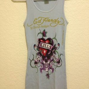 Ed Hardy Love kills slowly top