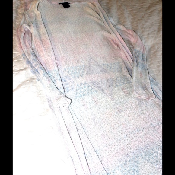 Really Cute Tribal Print Cardigan with hood