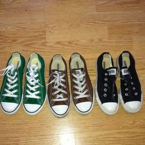 3 pairs of All Star converse. HOLD for customer!