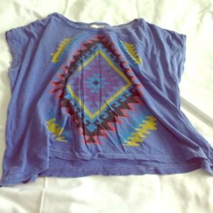 Tribal Urban outfitters crop top