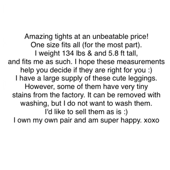 2 items of One size fits all pink leggins - Picture 4 of 4