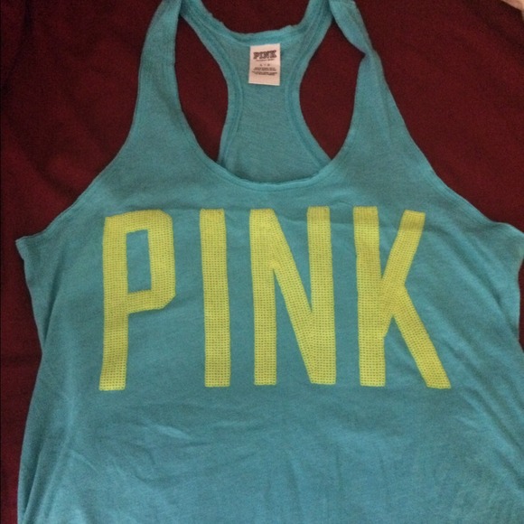 BRIGHT COLORED BLING TANK TOP
