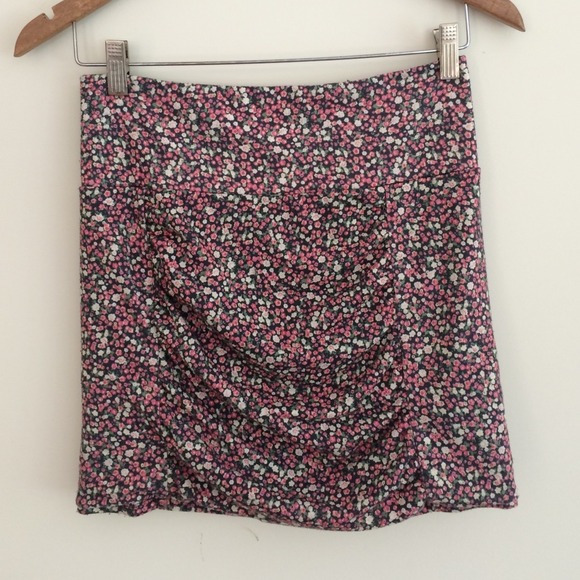 Free People Floral Skirt