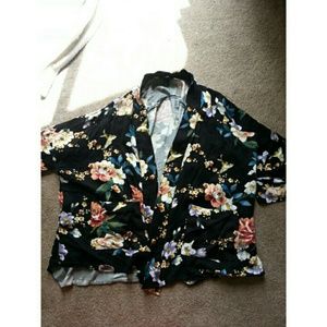 SOLD Floral kimono cardigan