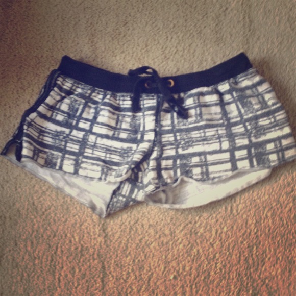 sweater material shorts