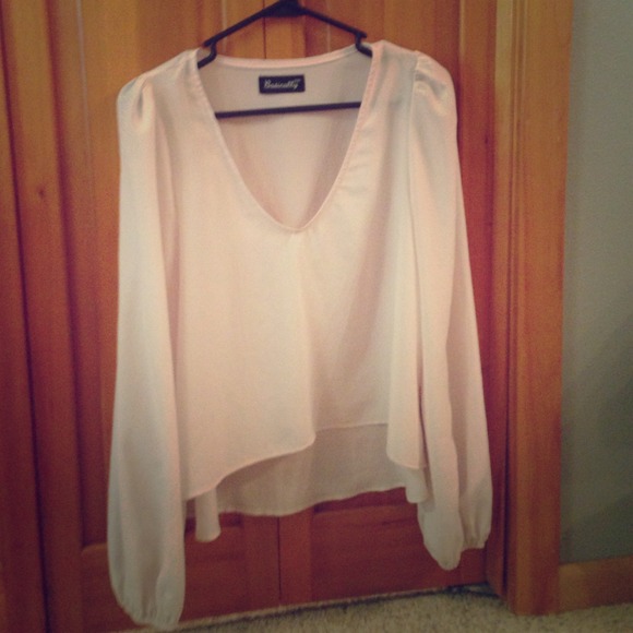 Tops - Light pink blouse