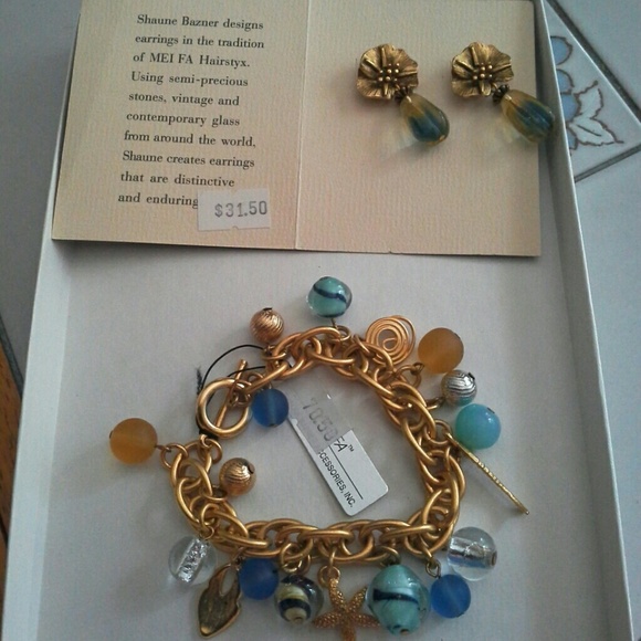 Earrings & Bracelet from Anthropologie - Picture 1 of 3