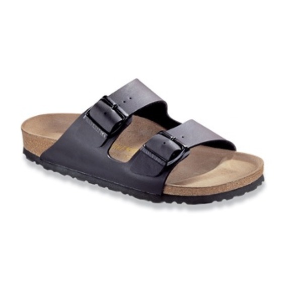 Birkenstock Shoes - Black Leather Birkenstocks