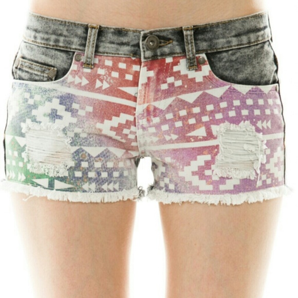 Denim - Aztec Jean shorts