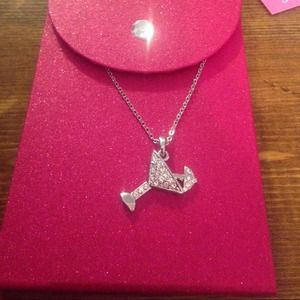 Beautiful Martini charm necklace!