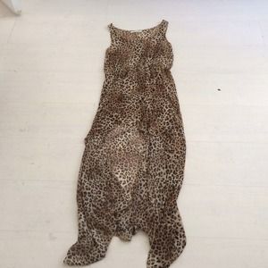 LEOPARD HIGH LOW DEESS