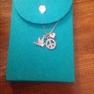 Peace charm necklace!
