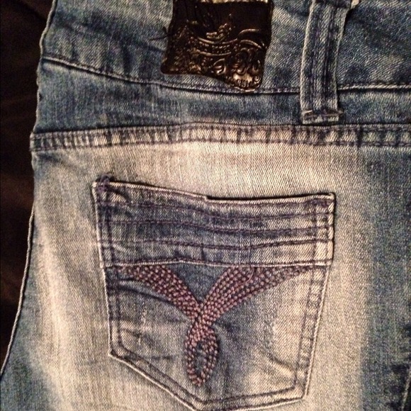 Denim Stretchy Skinny Jeans - Picture 2 of 3