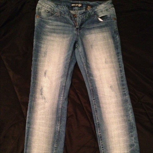 Denim Stretchy Skinny Jeans - Picture 3 of 3