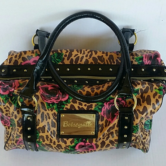 Betseyville Multi color patent leather handbag