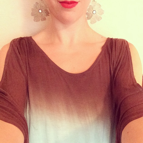 Young Fabulous & Broke Tops - RESERVED Young Fabulous and Broke Dolman Ombre Top