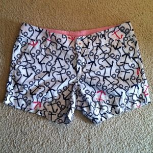 EXCELLENT condition Lilly Pulitzer Anchor Shorts