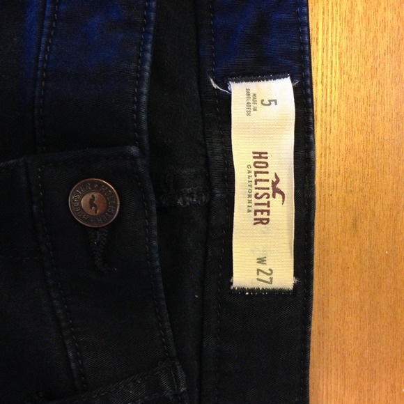 āSOLDāHollister Co. Navy Jeggings size 5 (27) - Picture 3 of 4