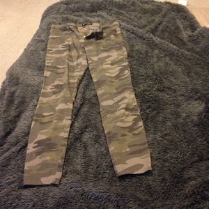 Express Camo Print Skinny Jeans