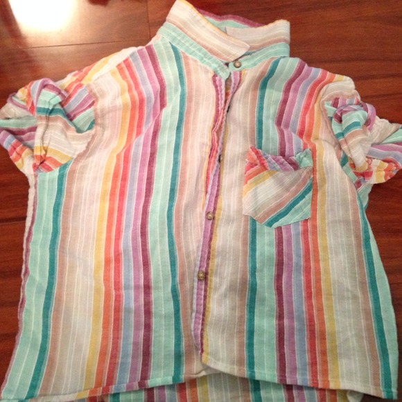 Forever 21 Multi colored beach shirt
