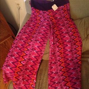 Aztec print boho pants