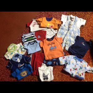 Lot baby boy size NEWBORN