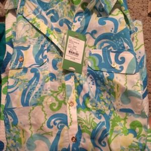 Captiva tunic in crystal coast