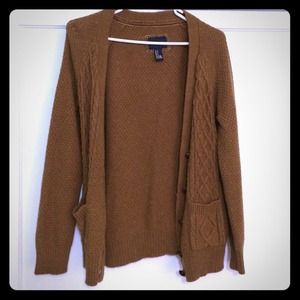 Brown cardigan