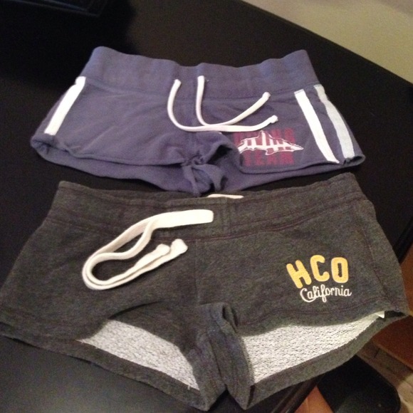 🔹Two🔹 pairs of hollister lounge shorts