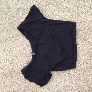 Black crop top