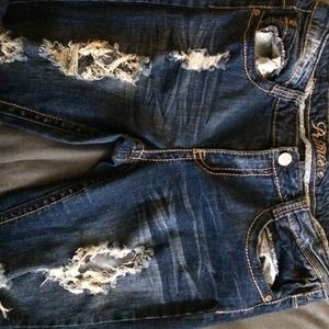 Size 11/12 ripped denim skinny jeans