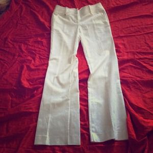 Bebe career wear white pants never worn!