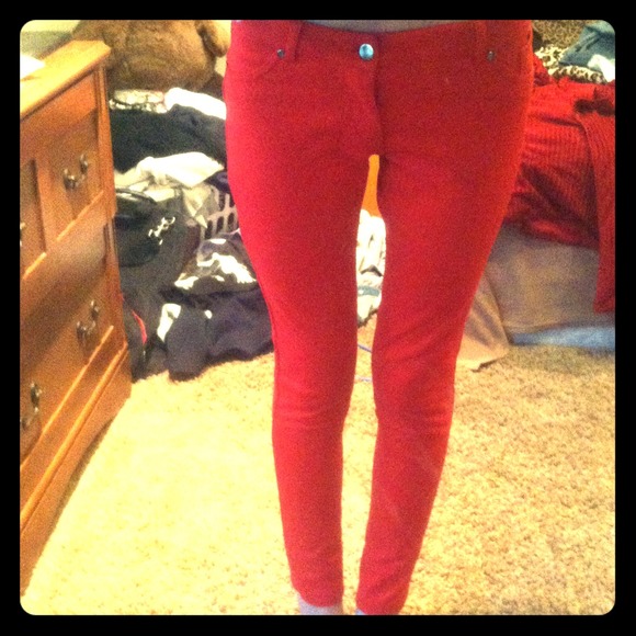 Red Jeggings