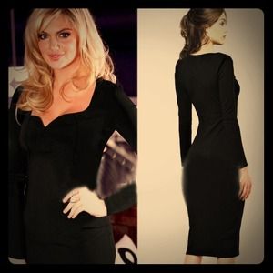 ON HOLD!!!!!XL Black Dress.