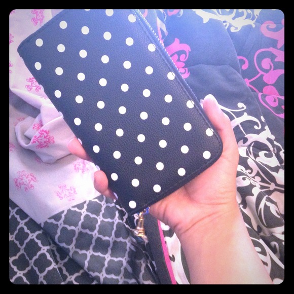 Polka-Dot Clutch