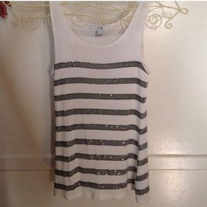 Back and white stripped tank!