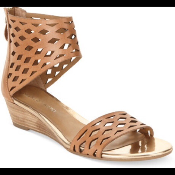 Franco Sarto Shoes - Franco Sarto Ankle Cuff Wedge Sandal SZ 9 Fits 9.5